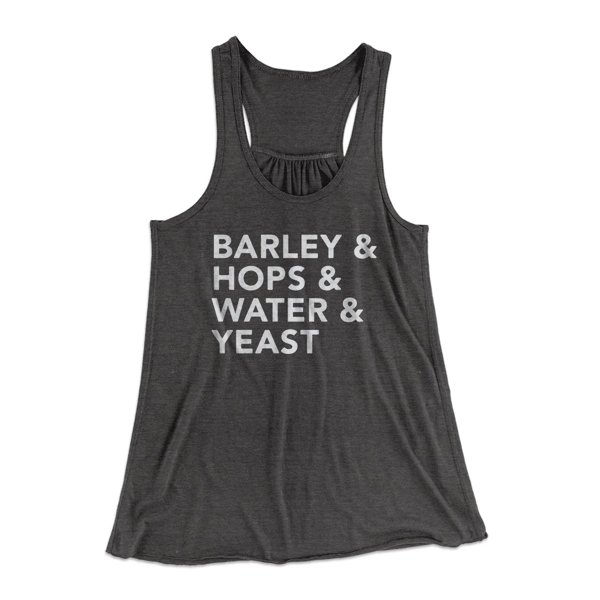 Barley & Hops & Water & Yeast Women's Flowey Tank Top