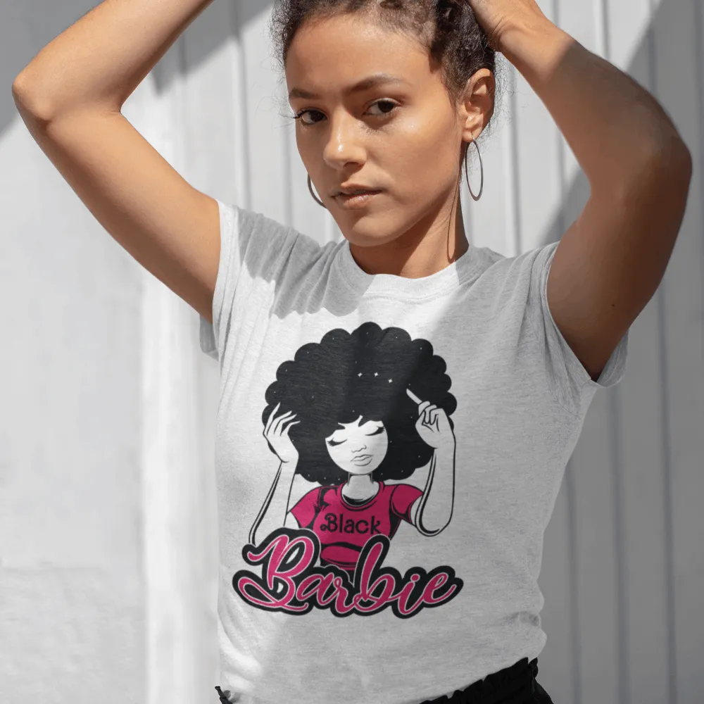 Black barbie shirt, barbie t shirts