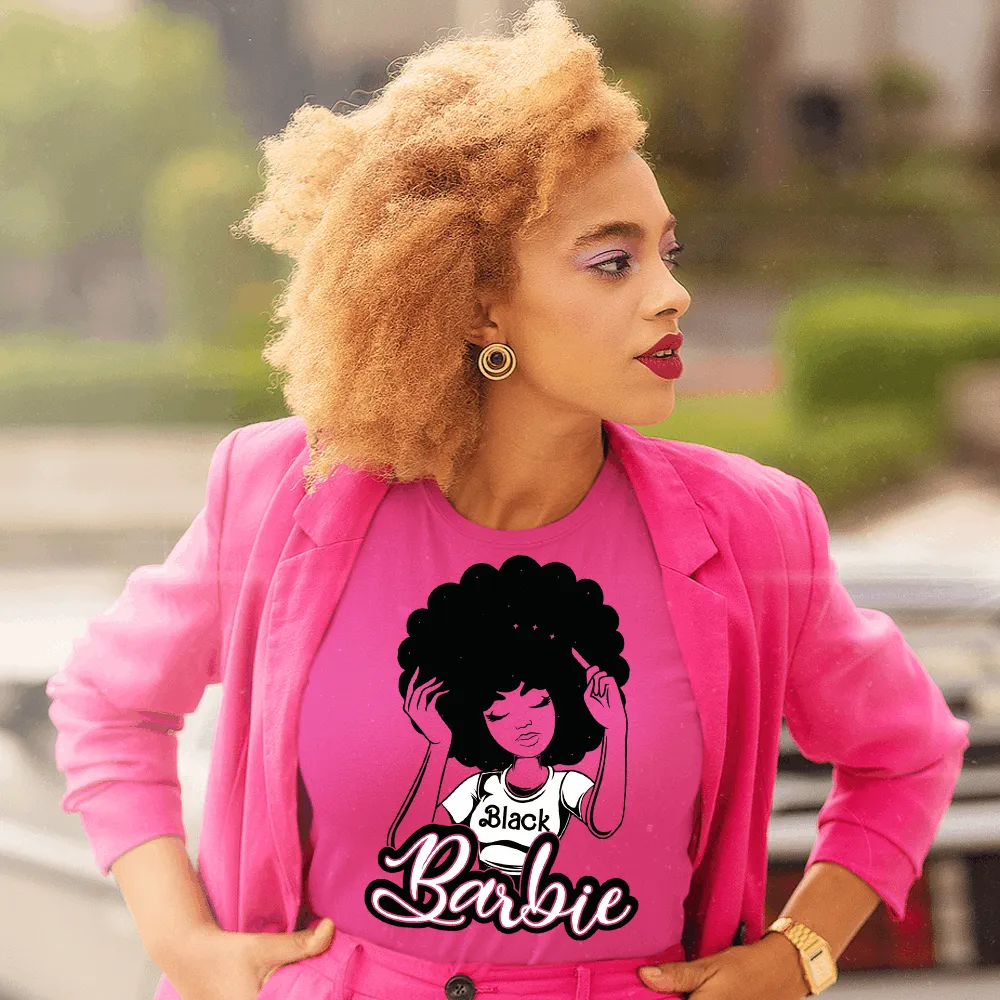 Black barbie shirt, barbie t shirts