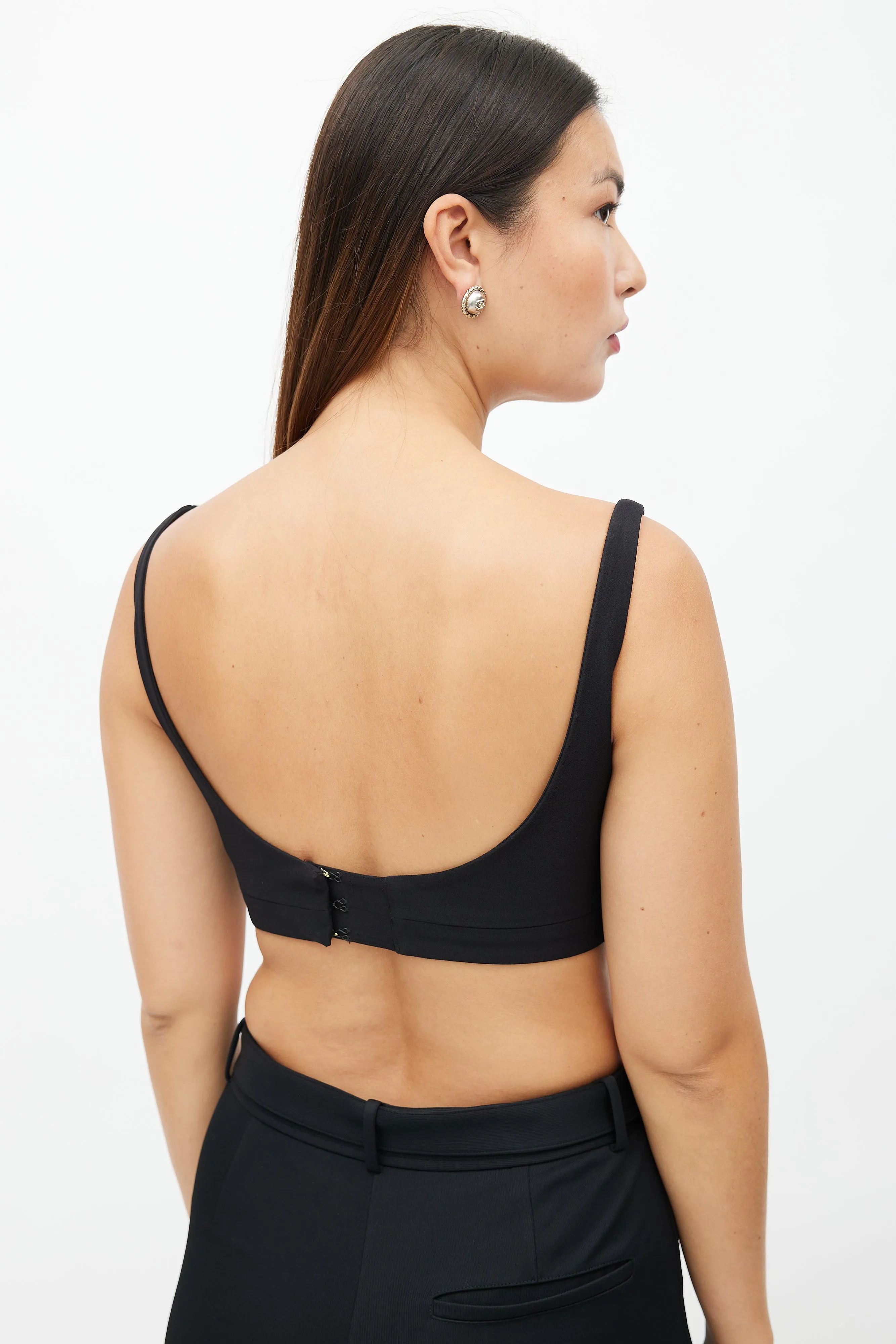 Black Bustier Top