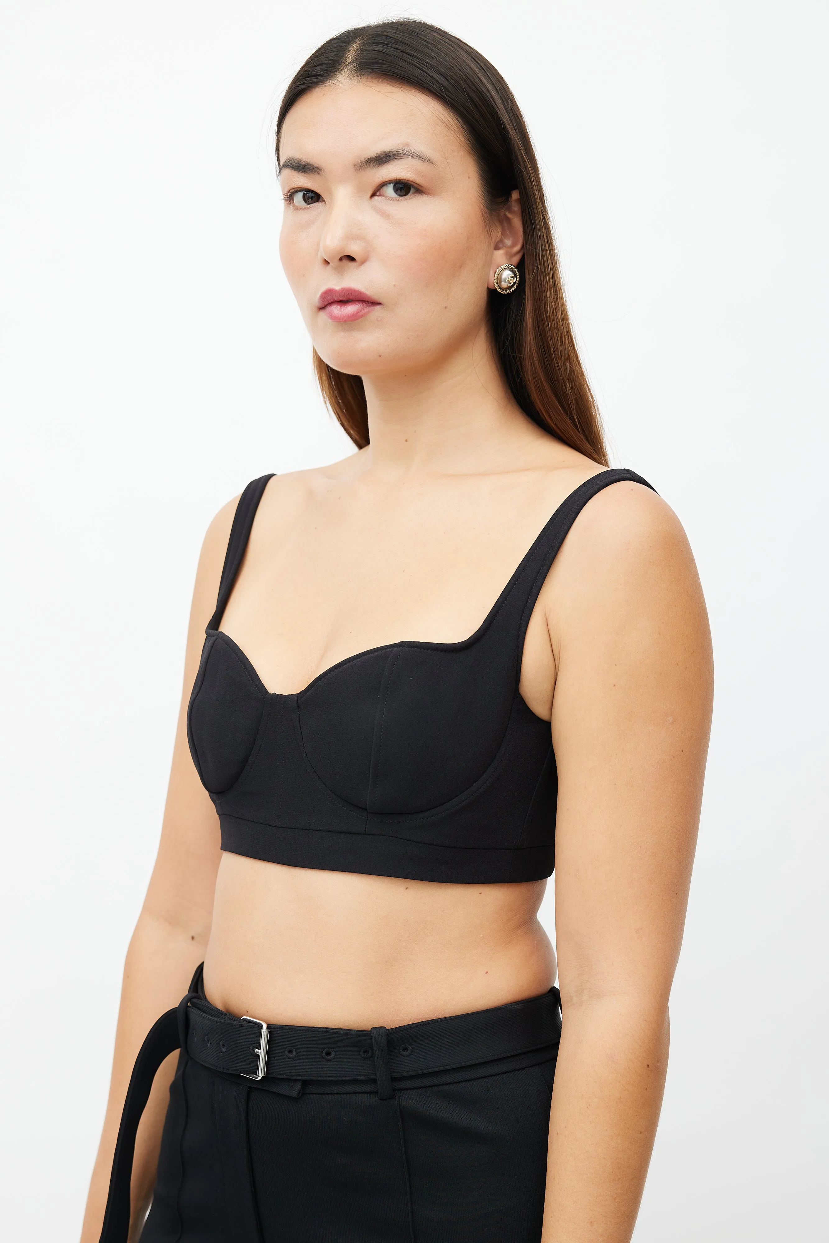 Black Bustier Top