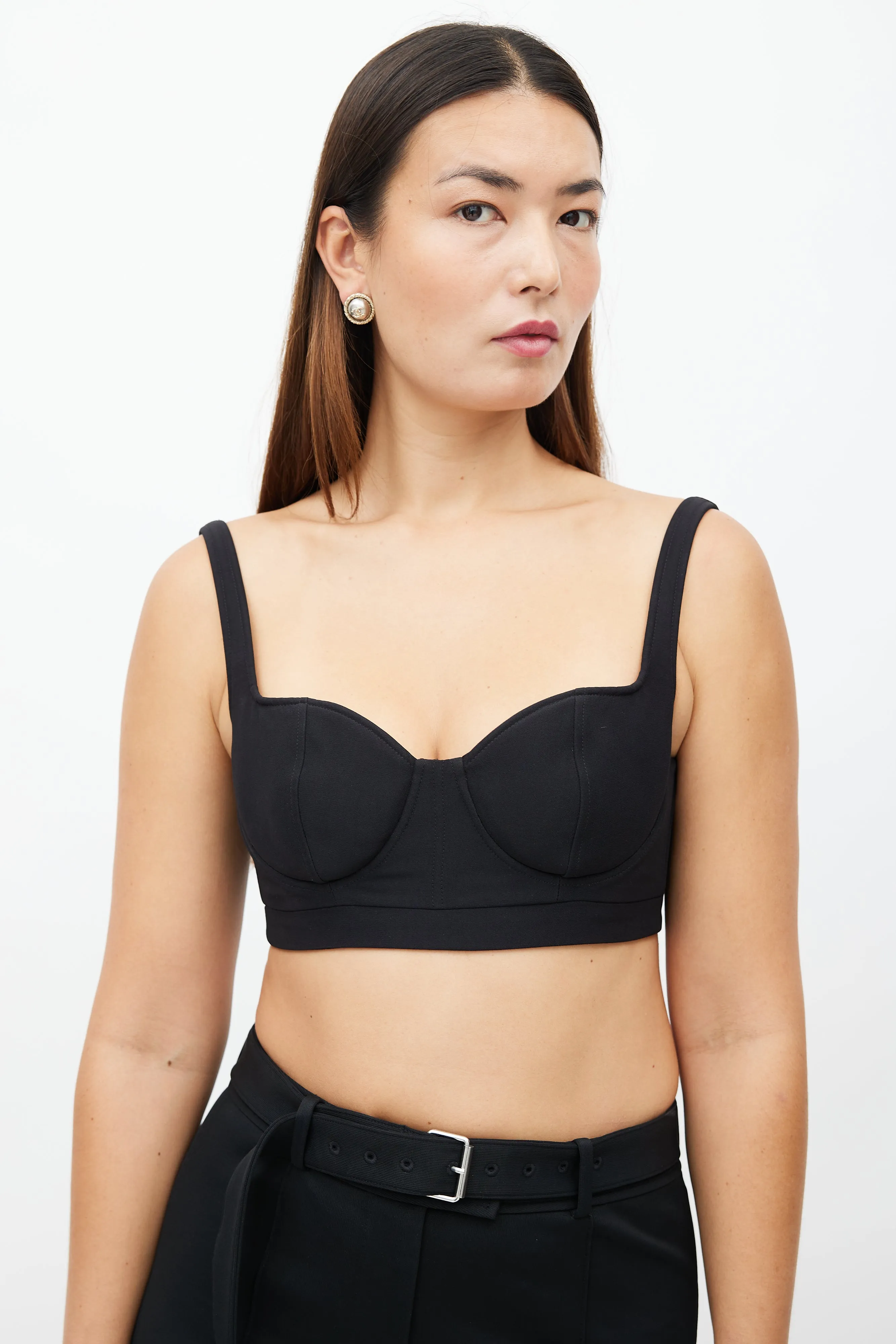 Black Bustier Top