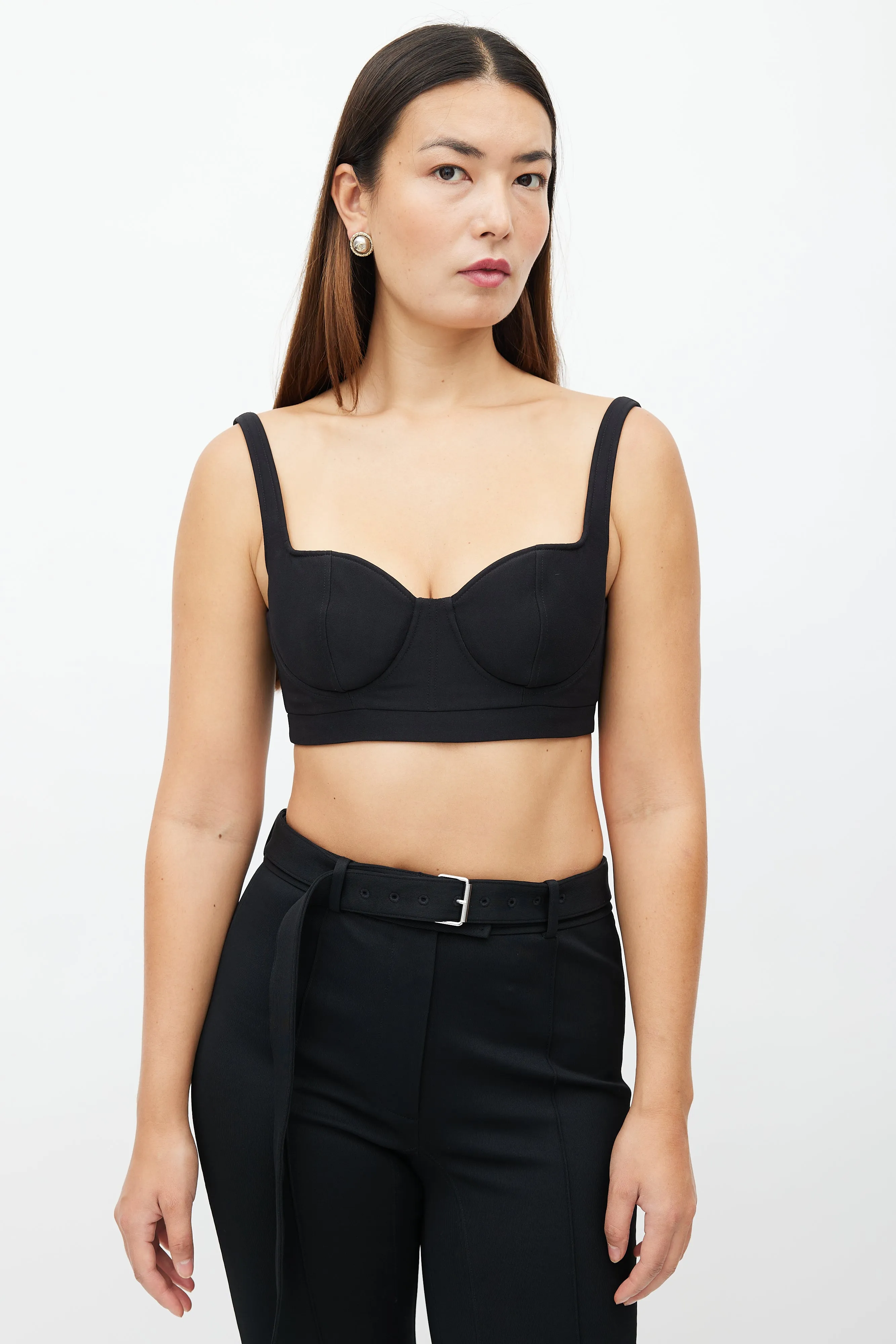 Black Bustier Top