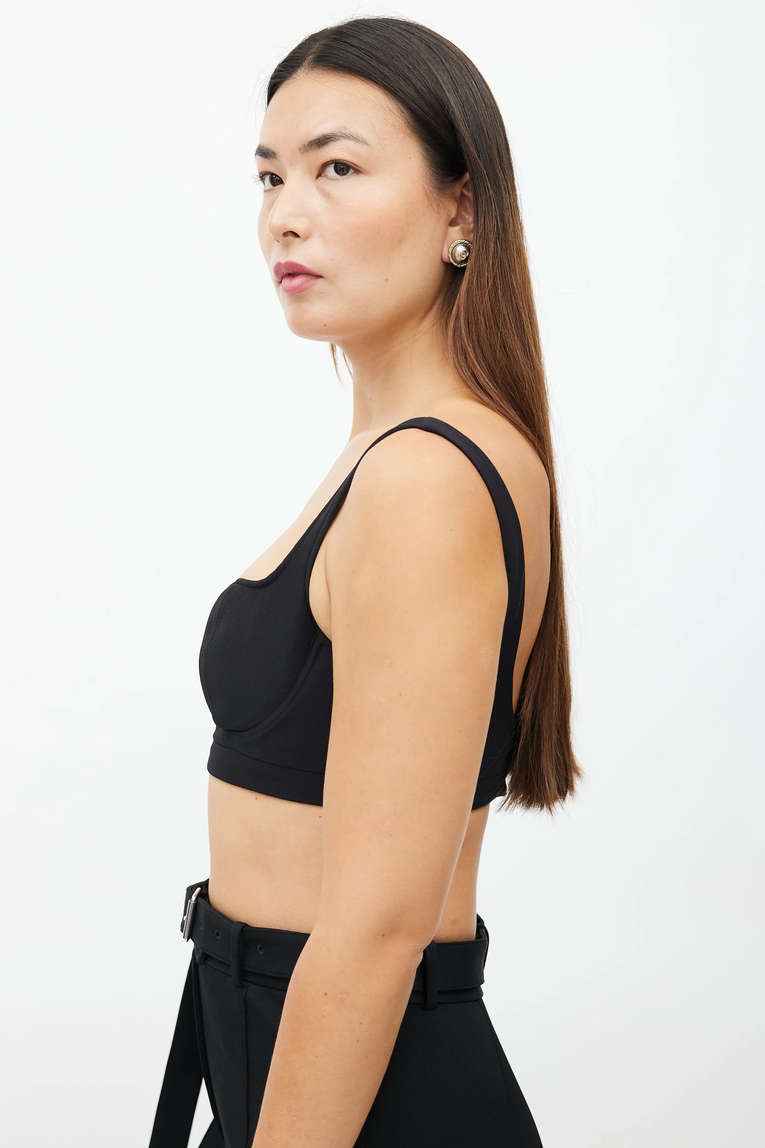 Black Bustier Top
