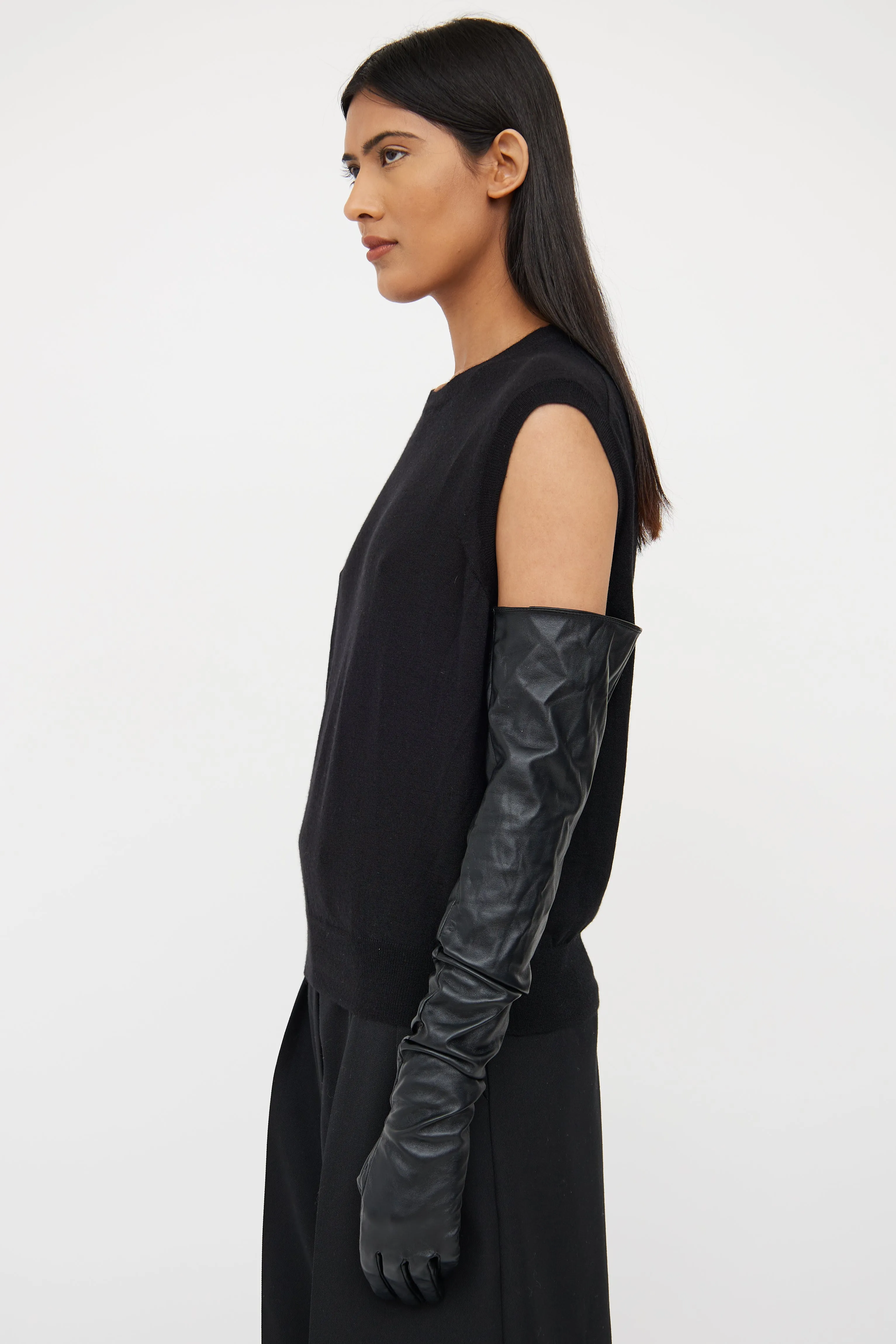 Black Cashmere Belham Knit Top