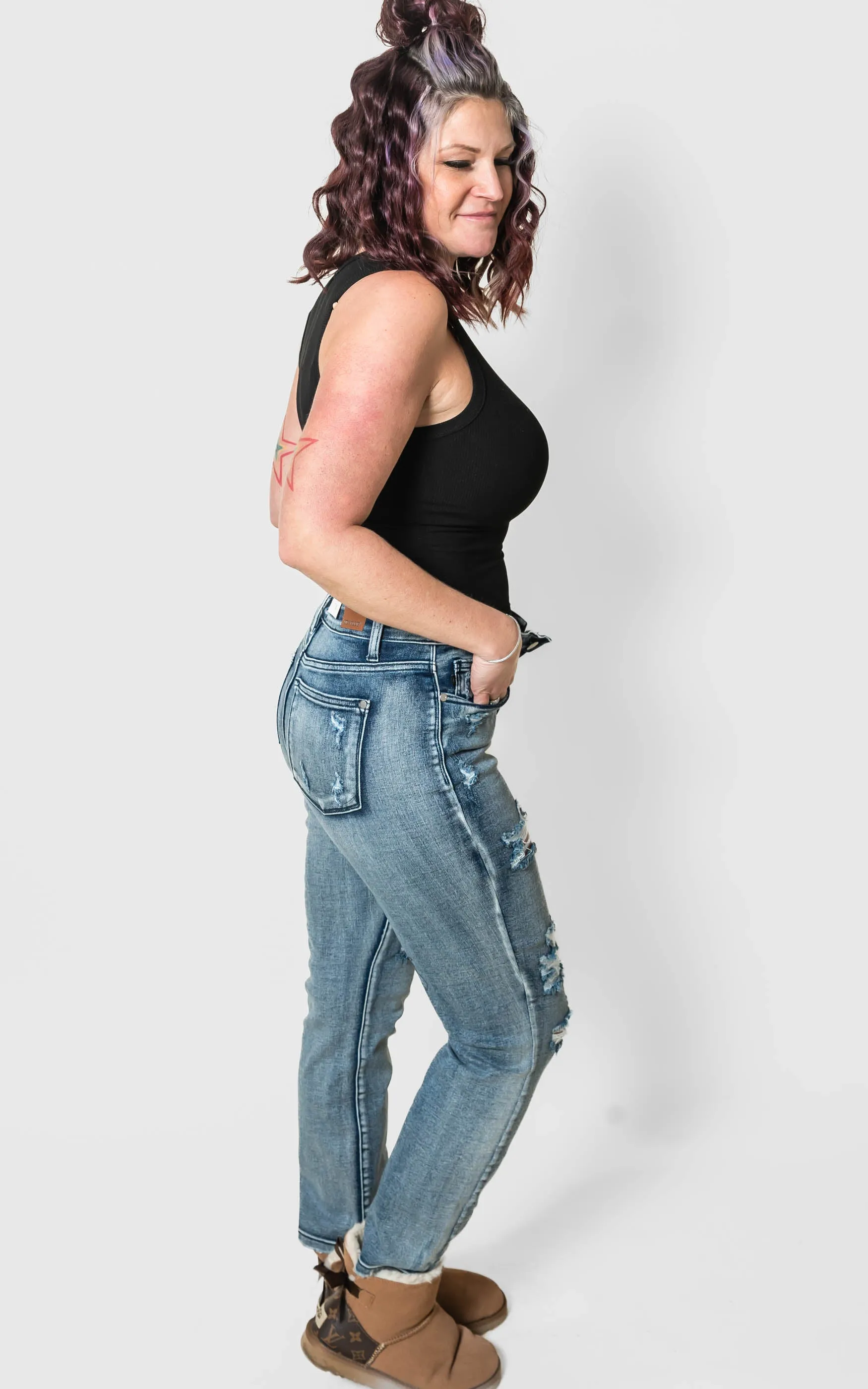 Black Sleeveless Bodysuit - Final Sale