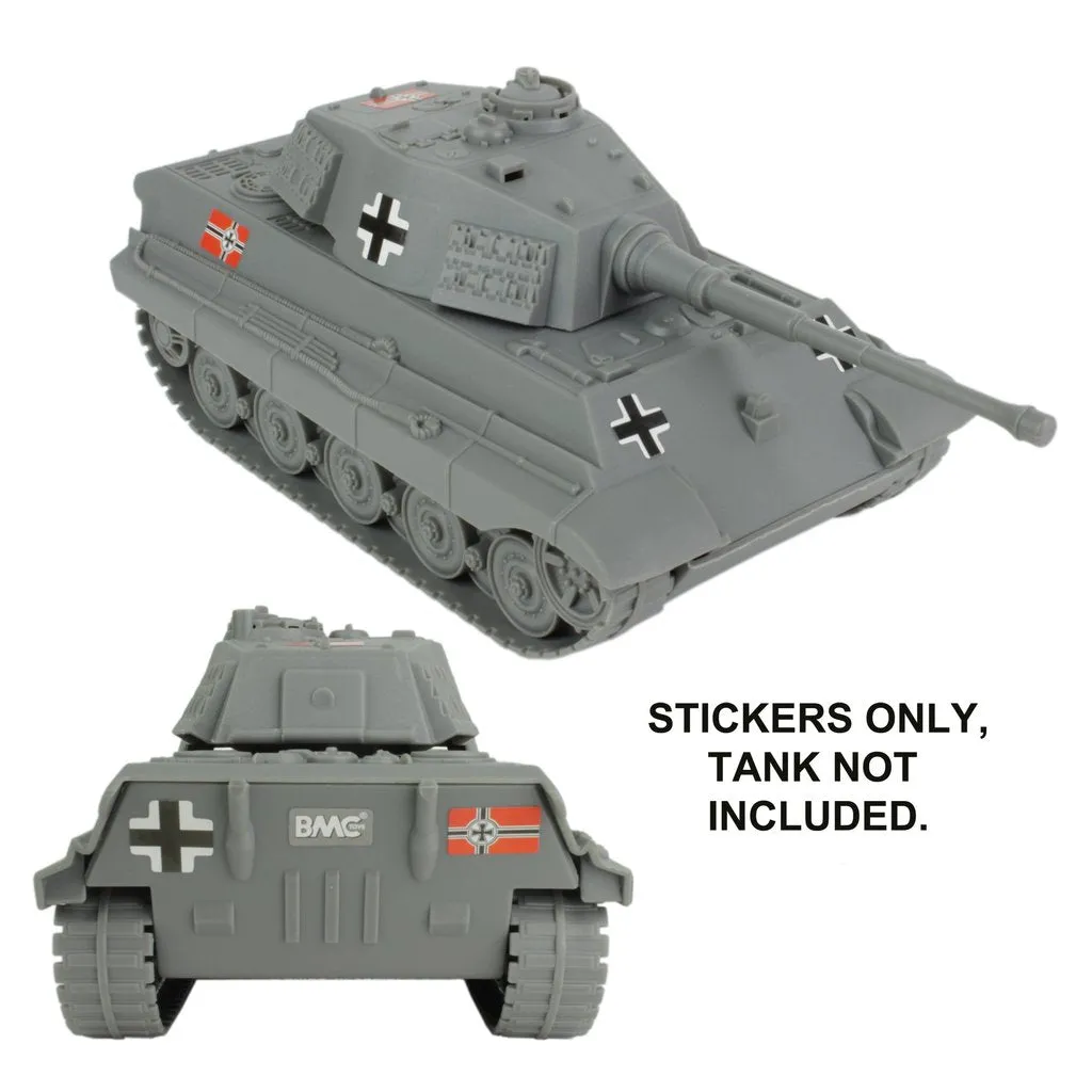 BMC WWII Sticker Sheets for German US Tanks Landing Craft and Bunkers