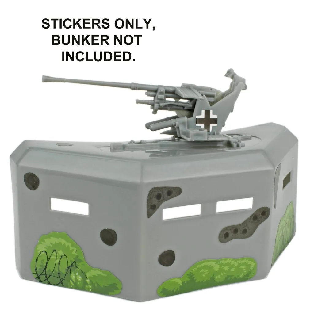 BMC WWII Sticker Sheets for German US Tanks Landing Craft and Bunkers