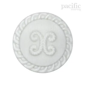 Braided Patterned Nylon Shank Decorative Button