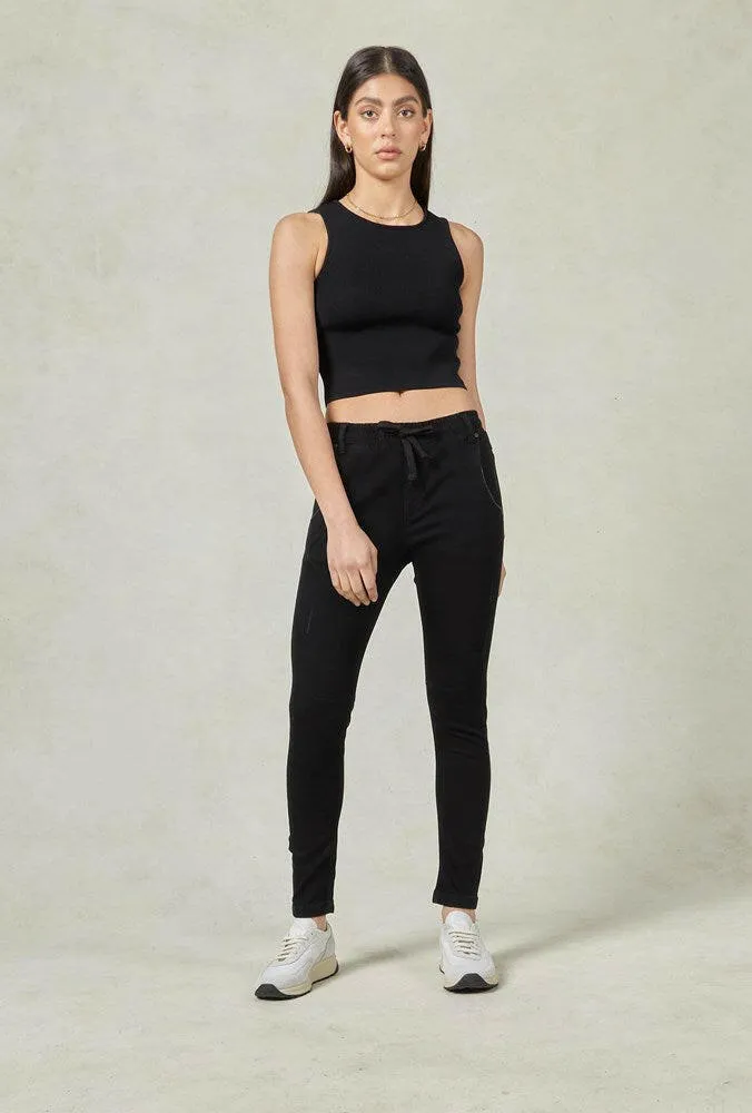 Cami Black Knit Top