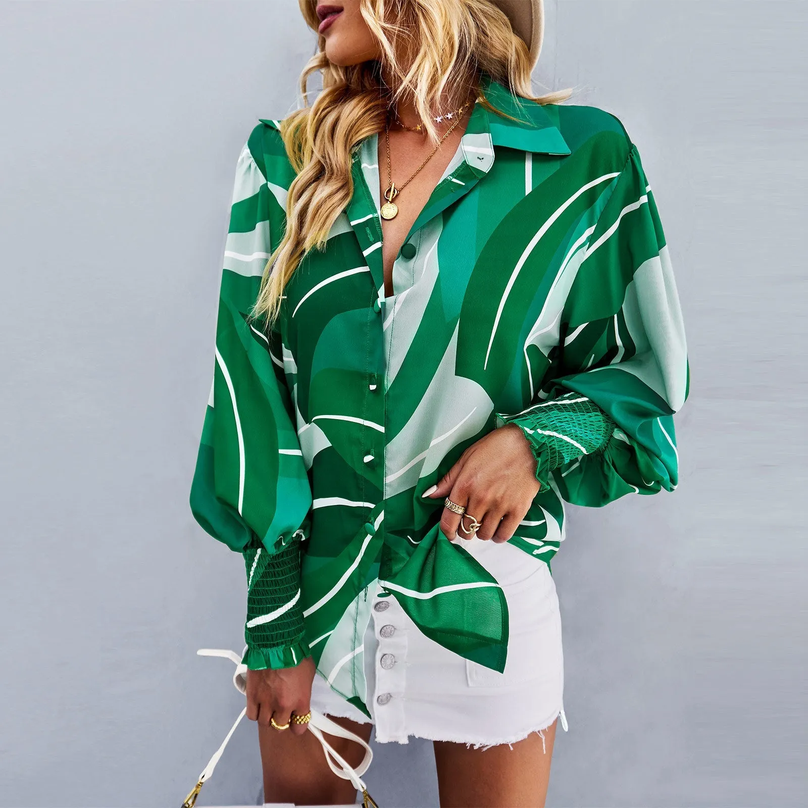 Camisa Adela Mangas Bufantes