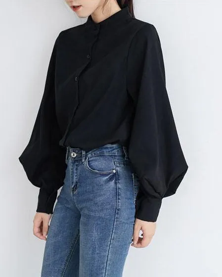 Camisa Aria Manga Longa Bufante