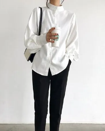 Camisa Aria Manga Longa Bufante