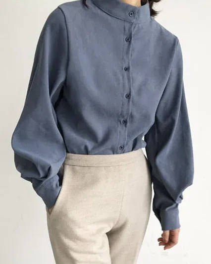 Camisa Aria Manga Longa Bufante