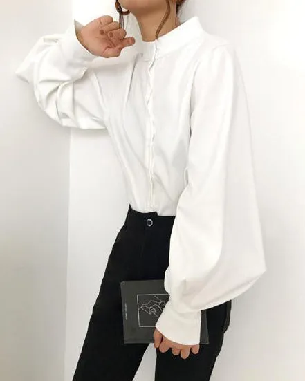 Camisa Aria Manga Longa Bufante