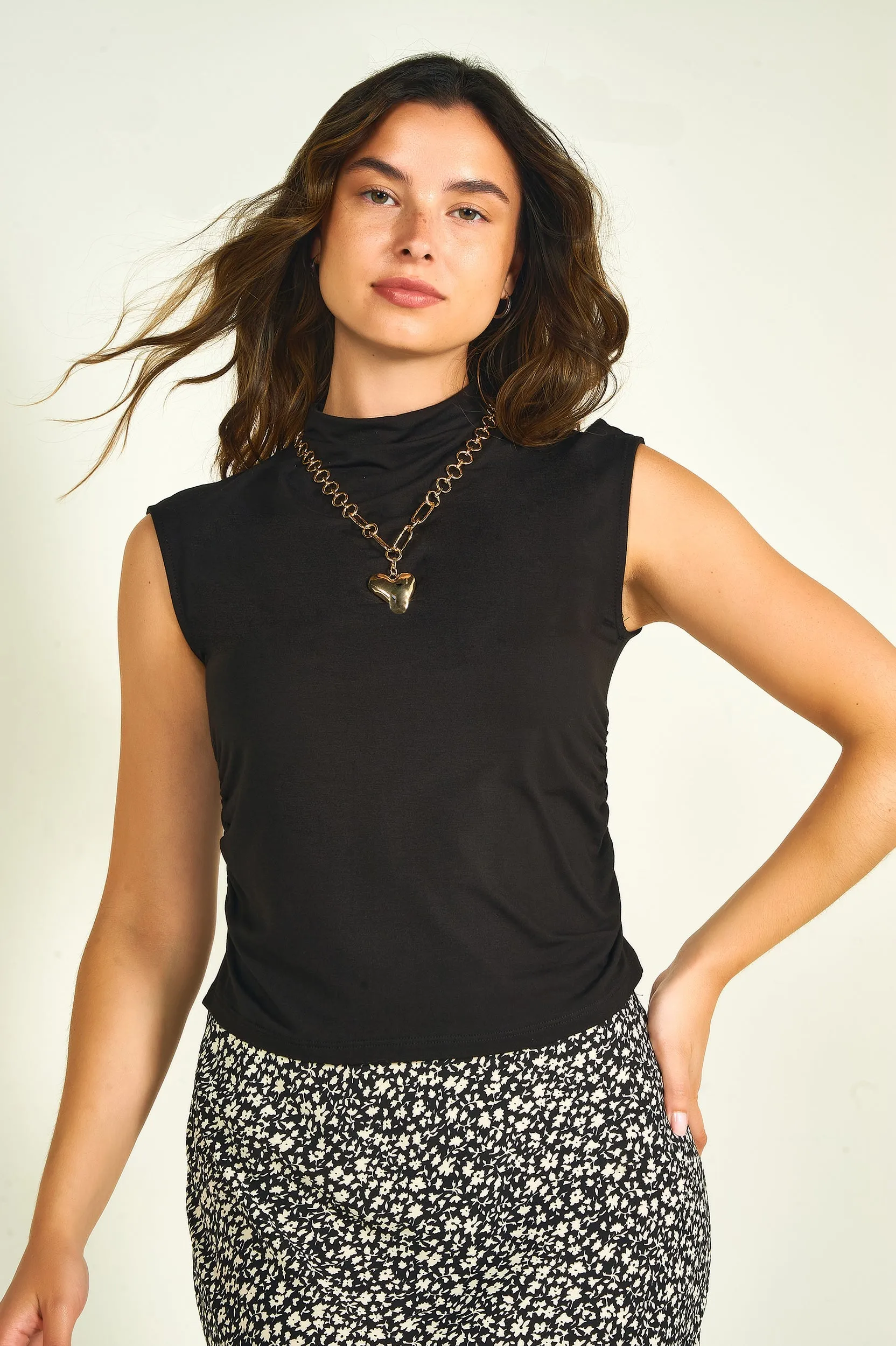 Camisole à col montant - INDIGO - (R-A5)