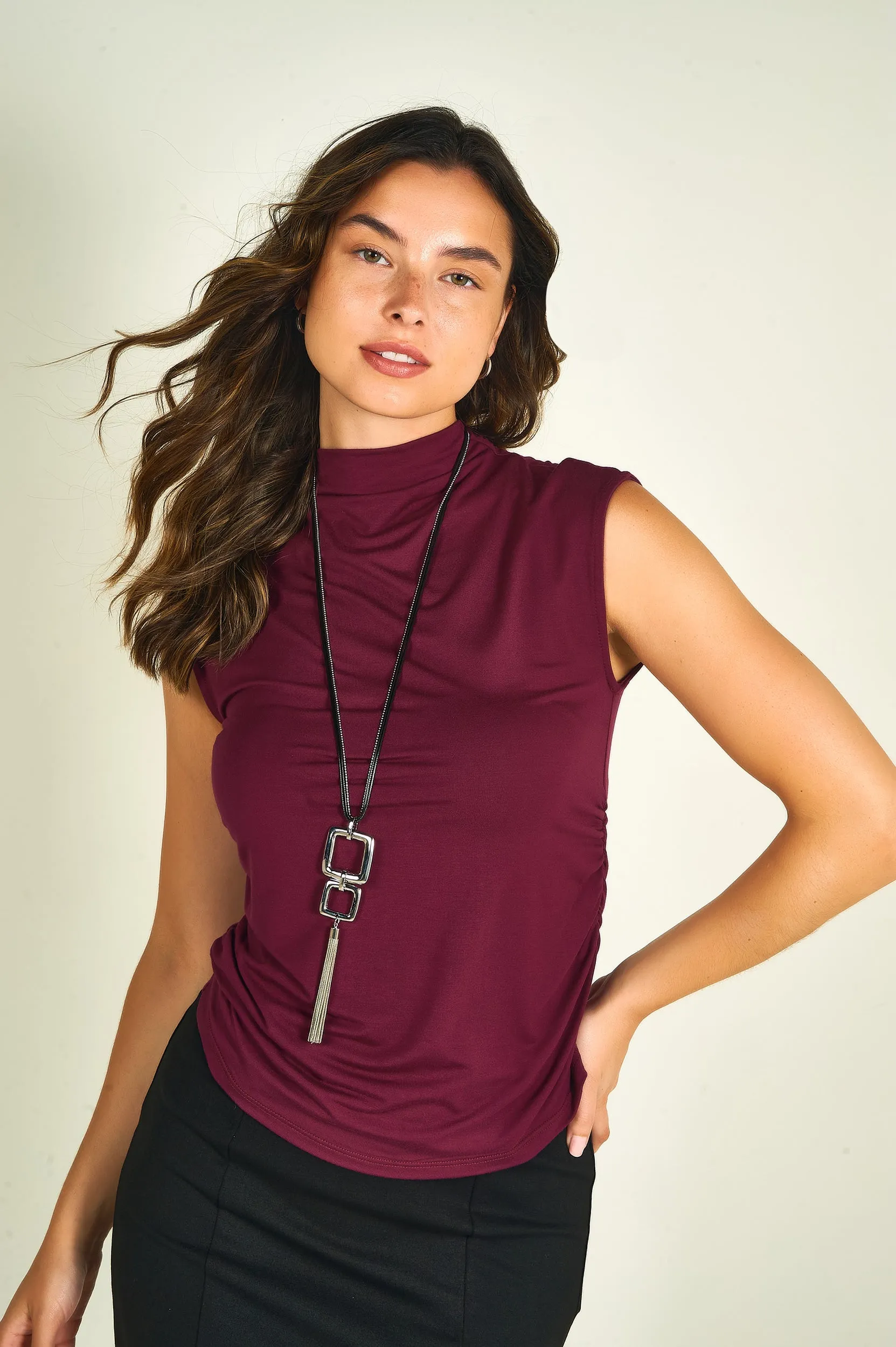 Camisole à col montant - INDIGO - (R-A5)