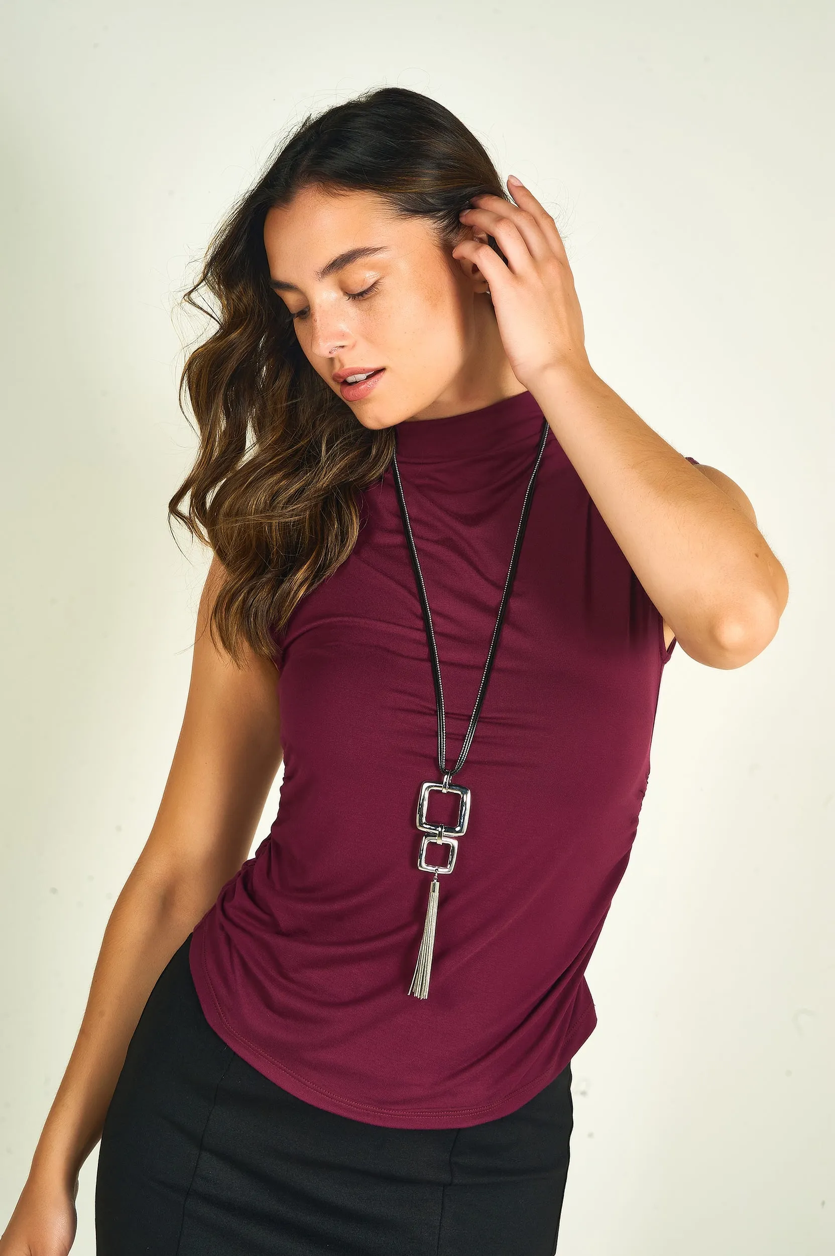 Camisole à col montant - INDIGO - (R-A5)