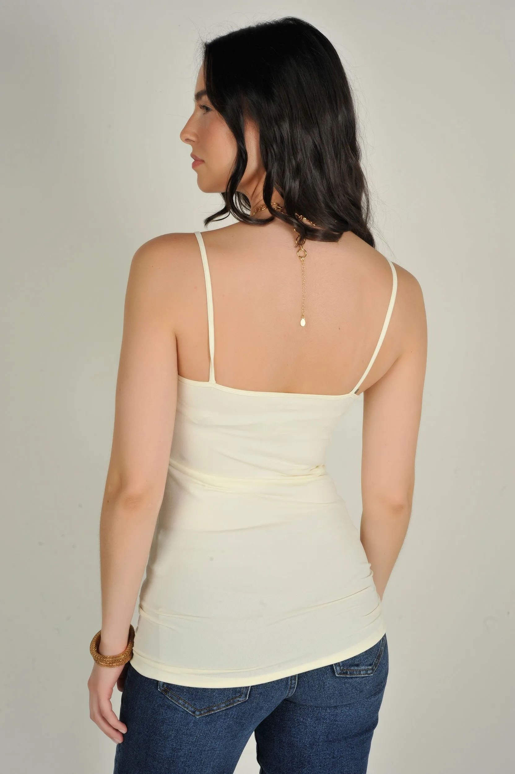 Camisole longue à fines bretelles - CET1106-W2 - (E-A2)