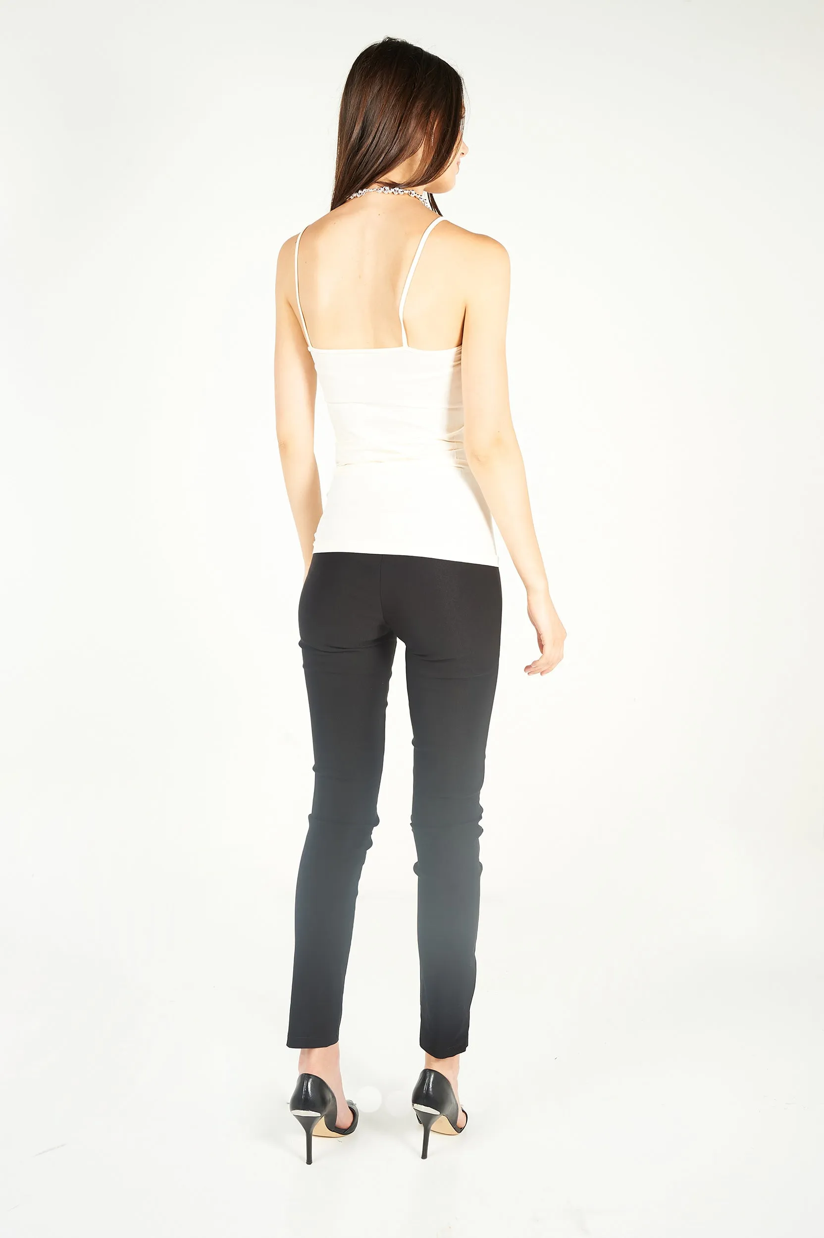 Camisole longue à fines bretelles - CET1106-W2 - (E-A2)