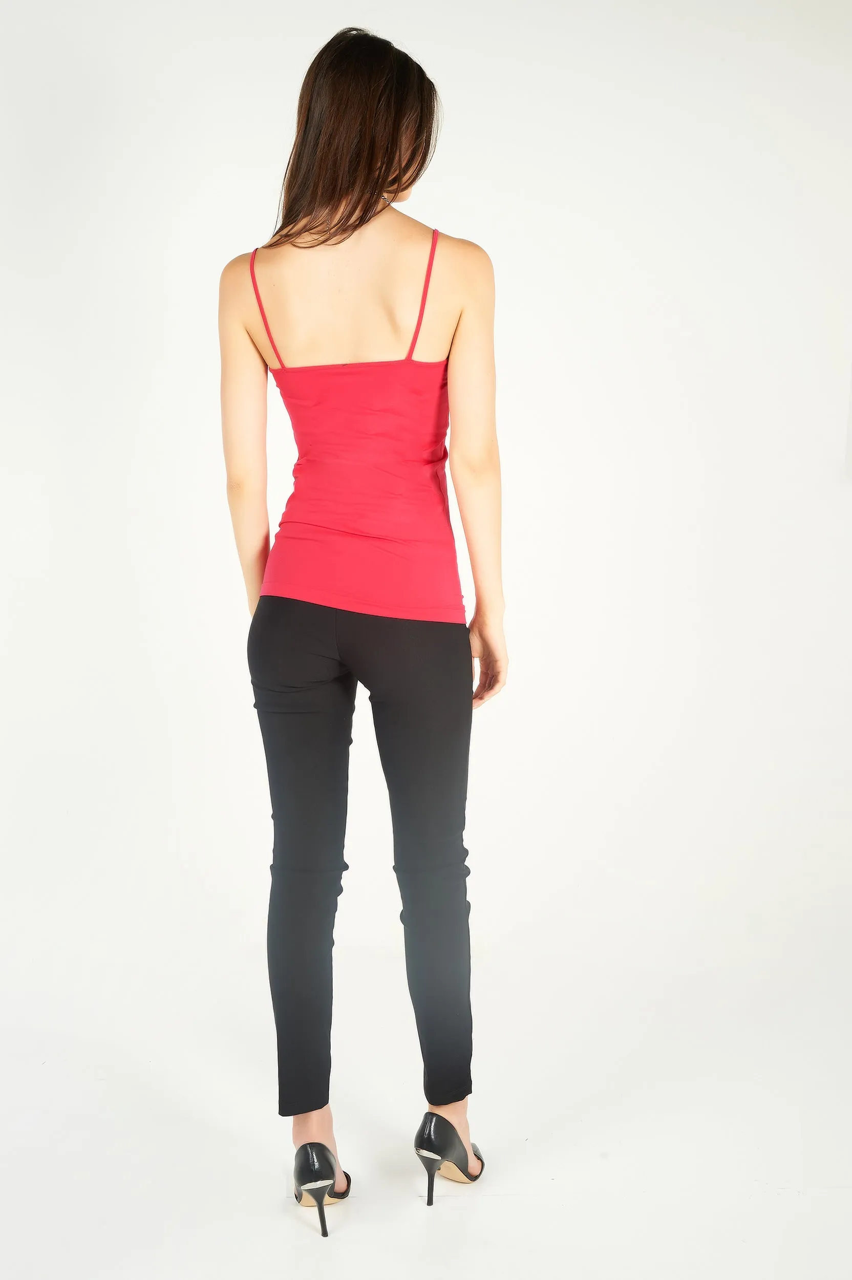 Camisole longue à fines bretelles - CET1106-W2 - (E-A2)