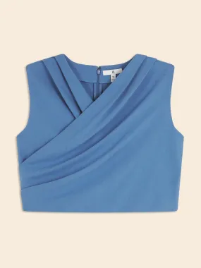 Cotton Wrap Crop Top