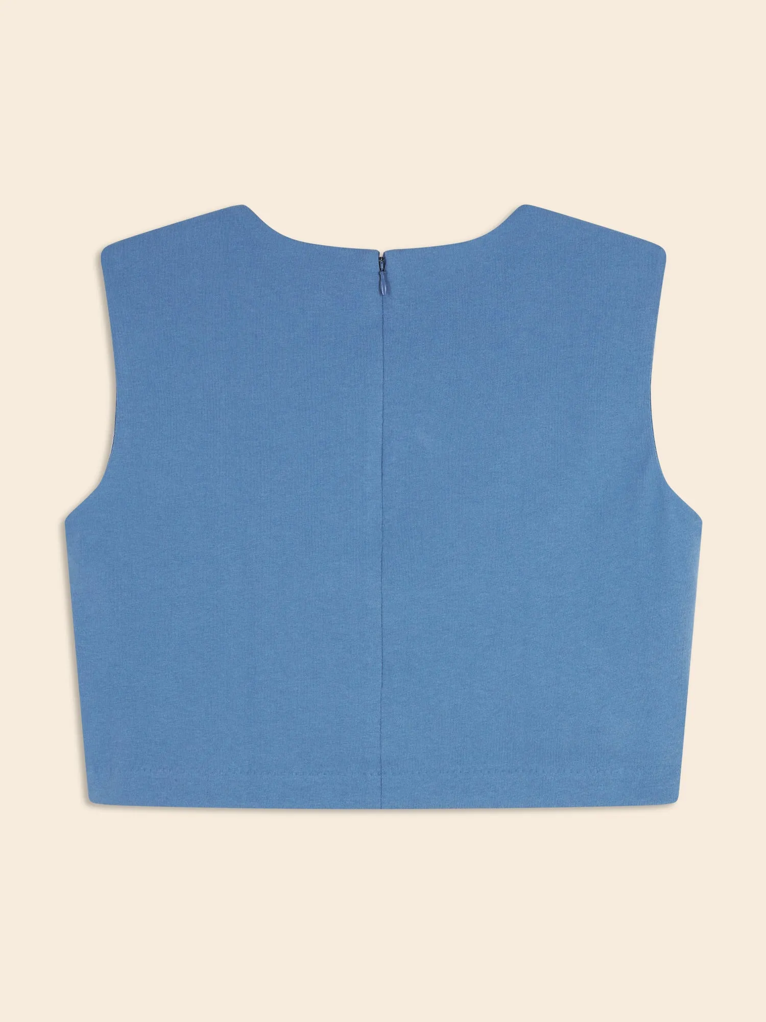 Cotton Wrap Crop Top