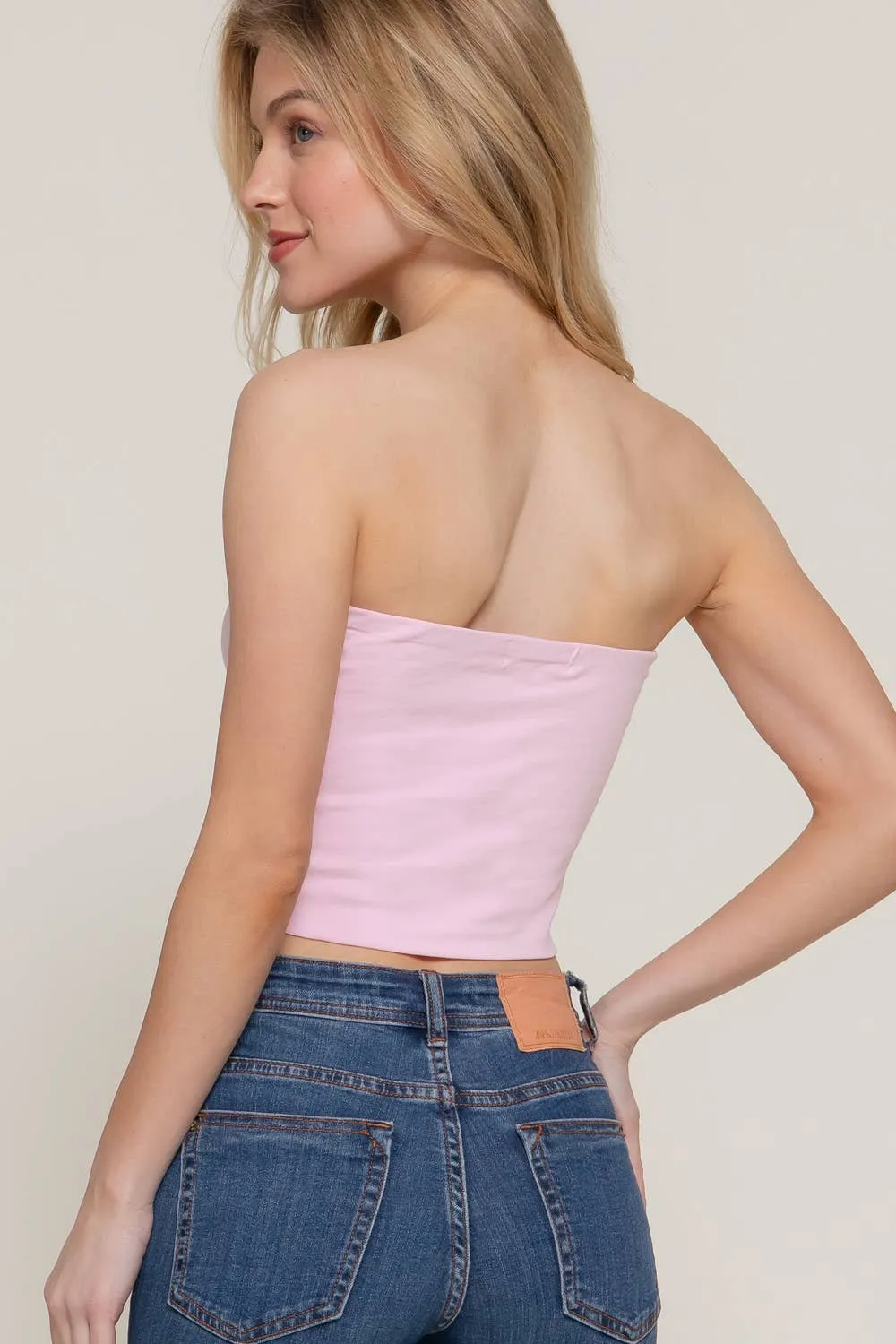 Crop Tube Cotton Jersey Top
