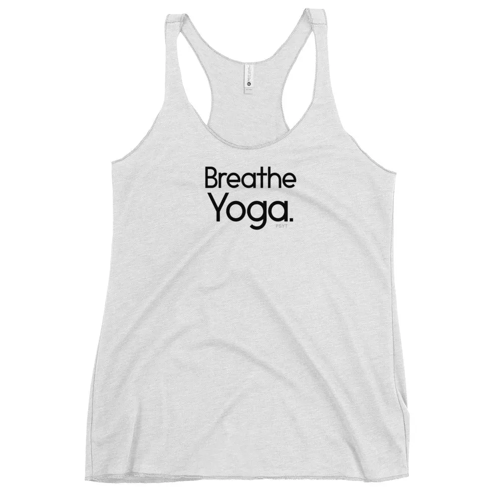 Fact: Breathe Yoga White Tank Top