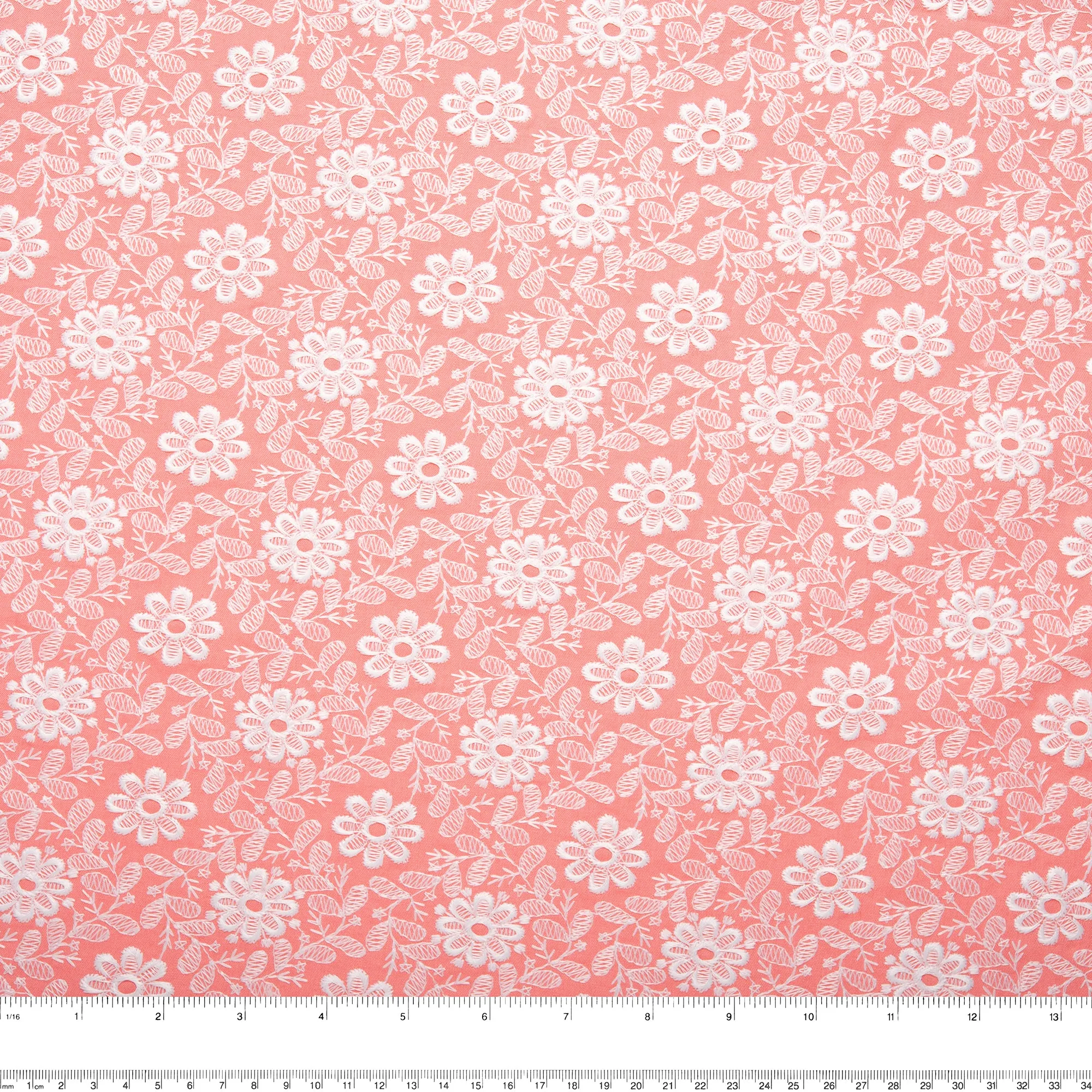 Fashion Embroidery - MARGARET - Coral