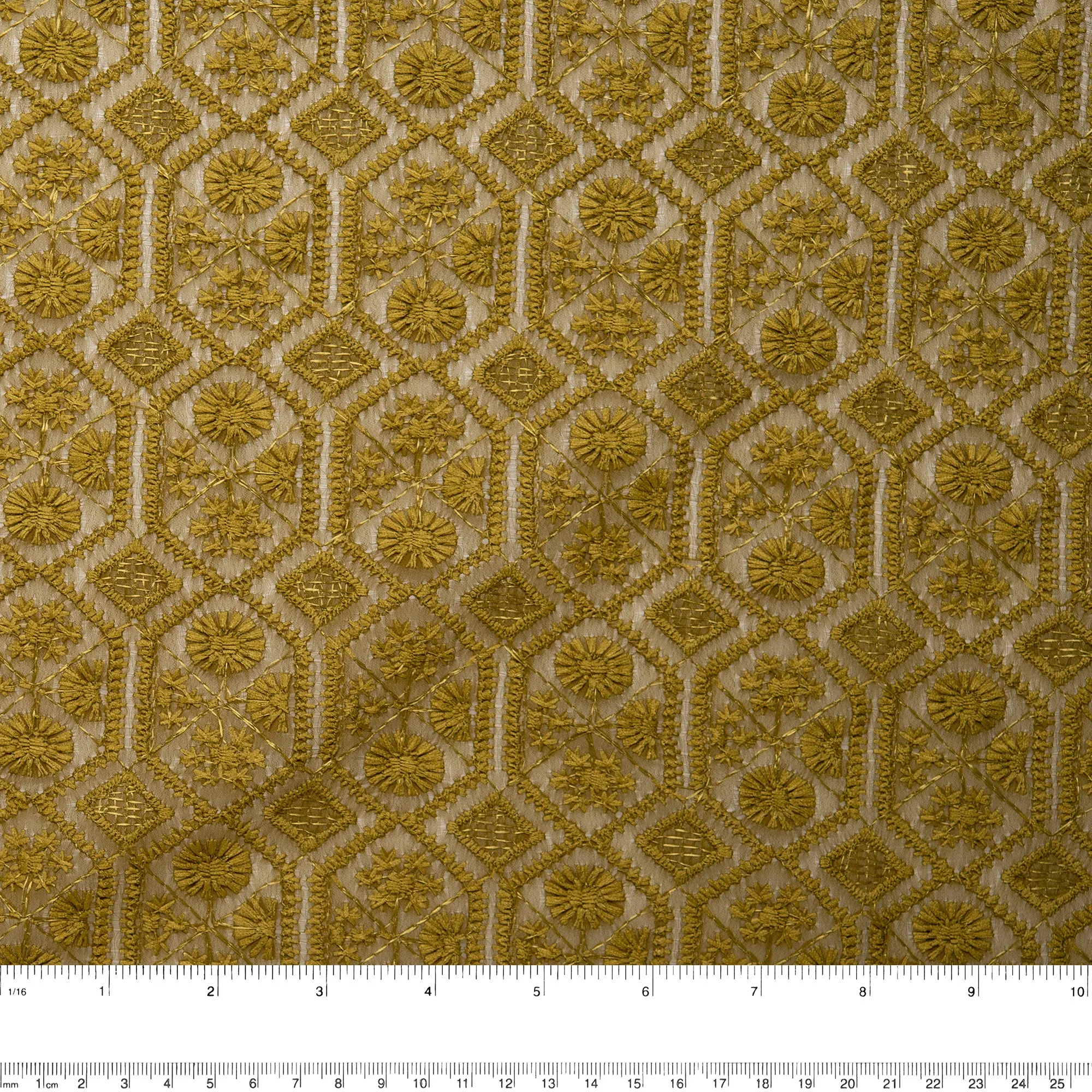 Fashion Embroidery - MARGARET - Olive