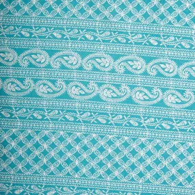 Fashion Embroidery - MARGARET - Teal