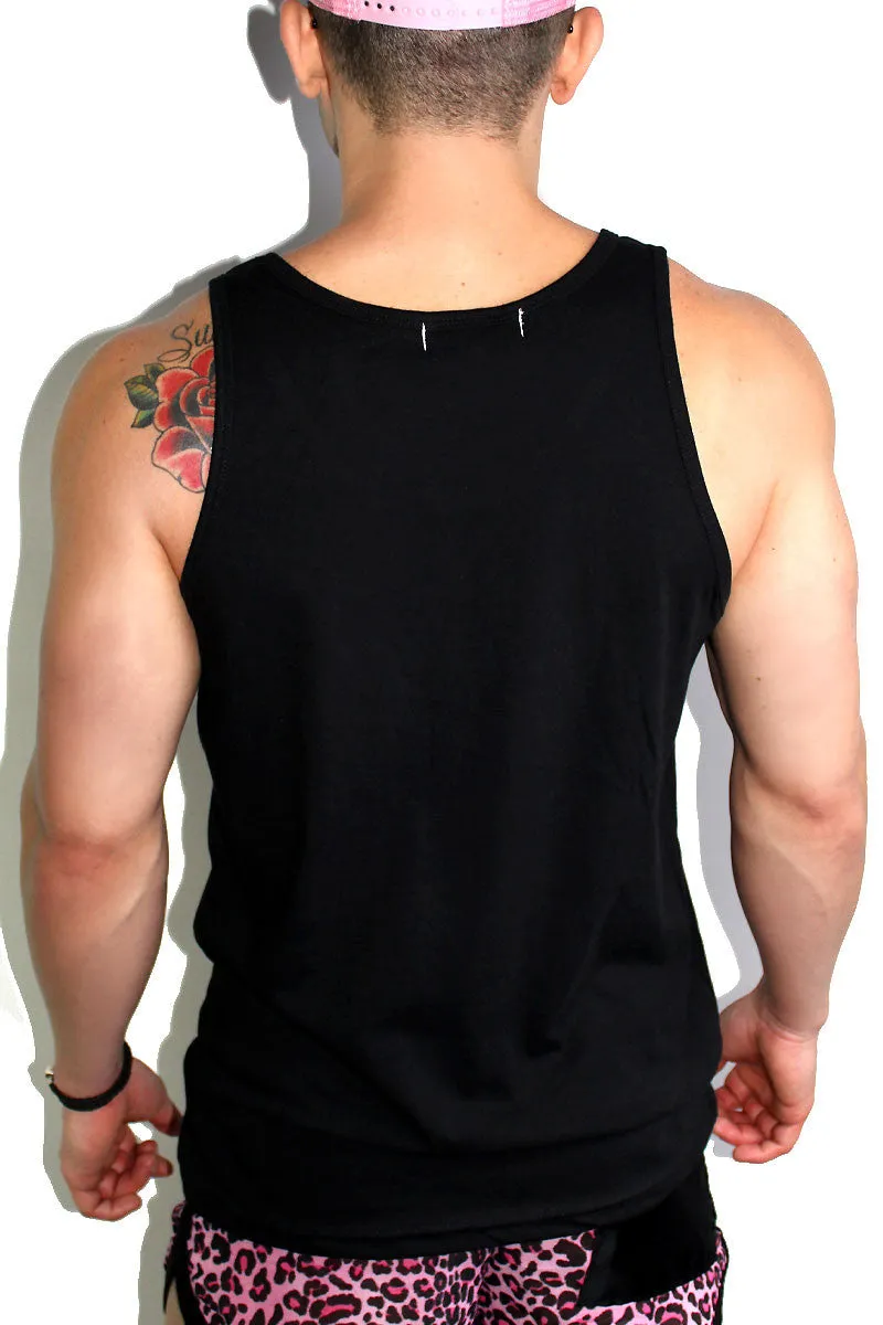 Fit Fish Racerback Tank- Black