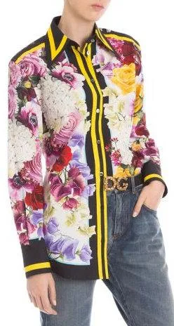 Floral Poplin Button-Down Shirt