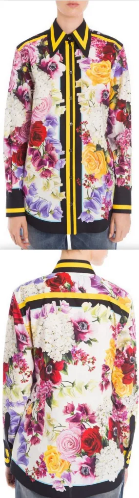 Floral Poplin Button-Down Shirt