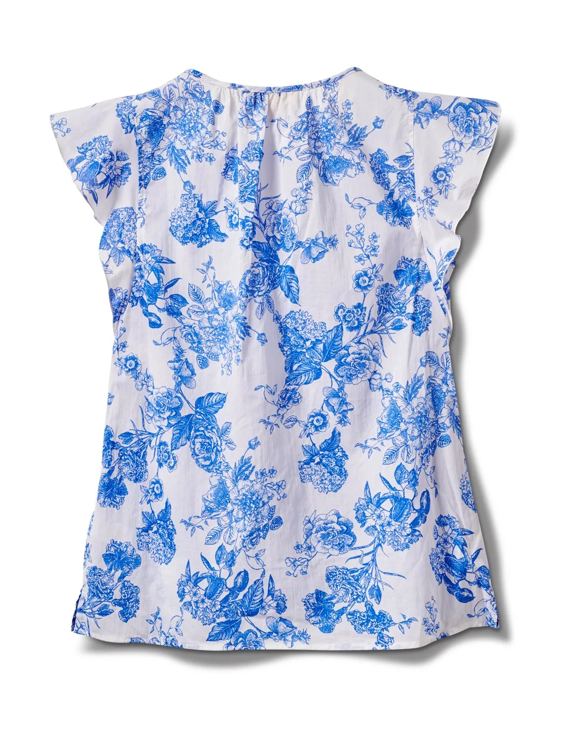Floral Voile Woven Peasant