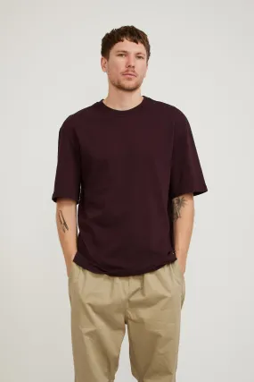 GOOD BASICS | Oversized Fit T-Shirt Burgandy