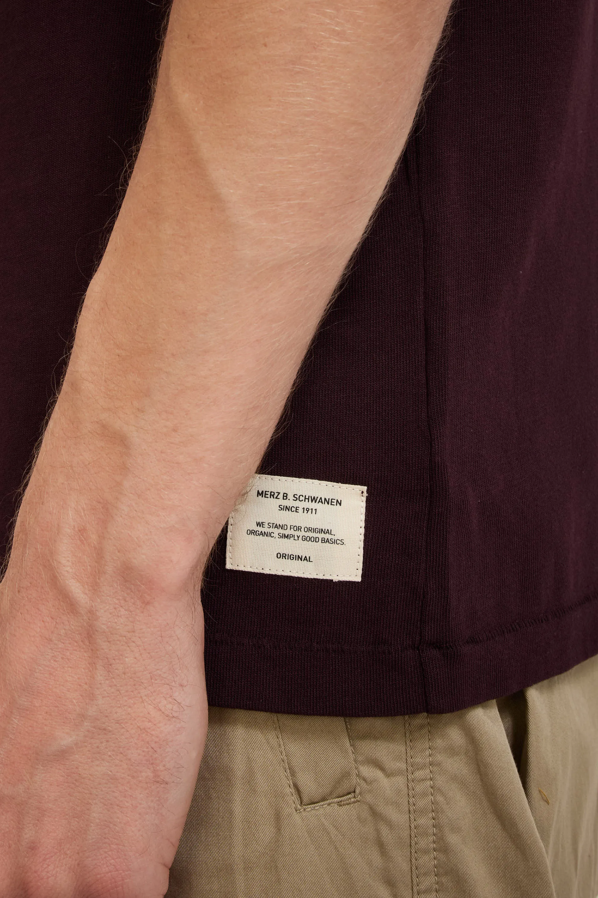 GOOD BASICS | Oversized Fit T-Shirt Burgandy