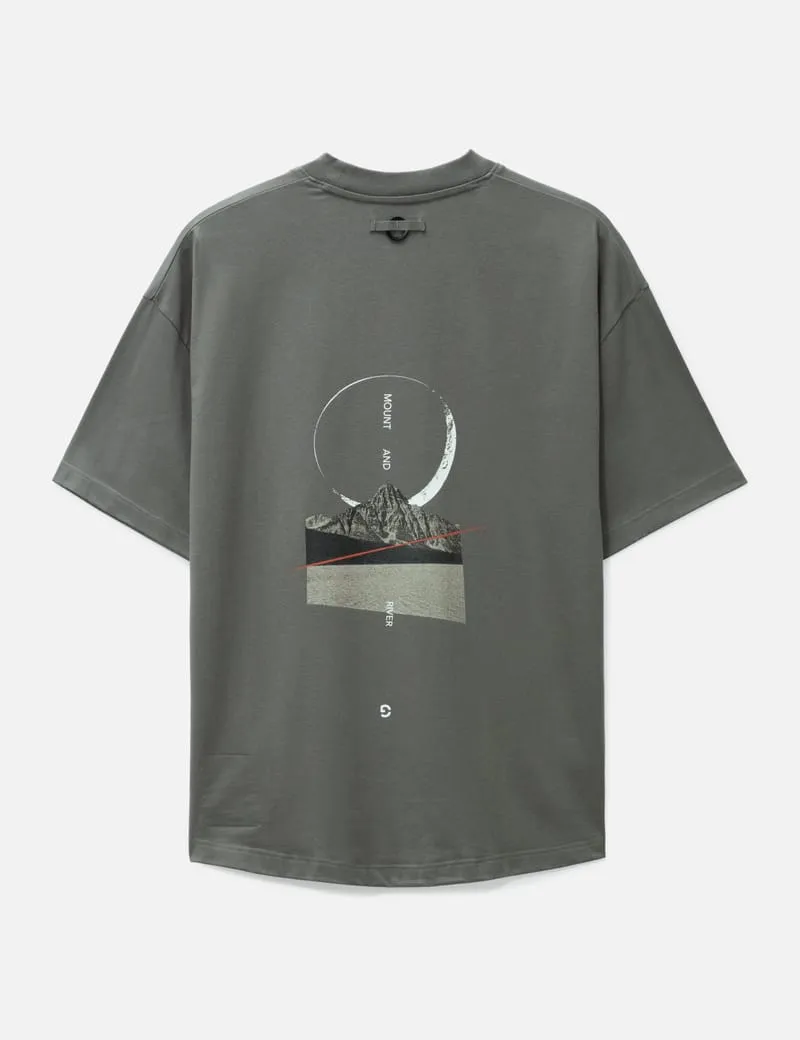 GOOPiMADE®  M005-i “Crescent-G” Graphic T-Shirt