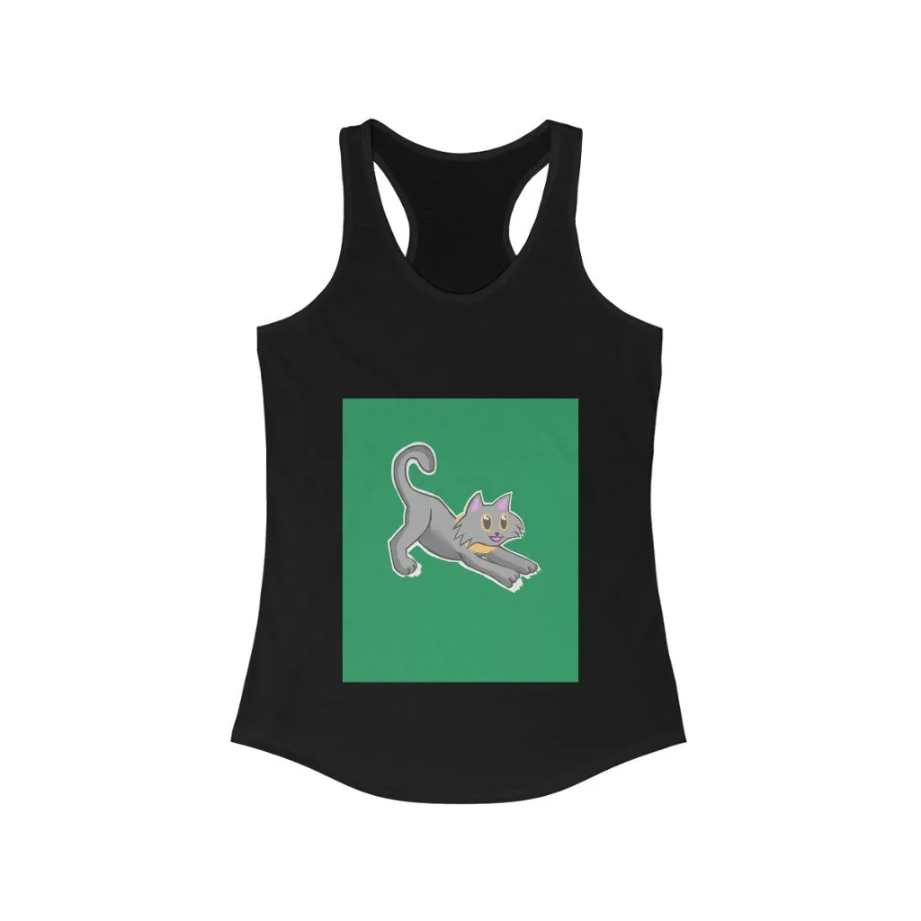 Grey Kitty Women's Ideal Racerback Tank