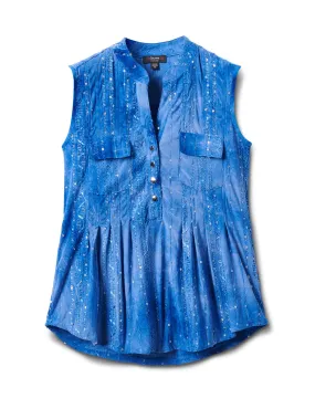 Jaquard Tie Dye Knit Popover-Petite