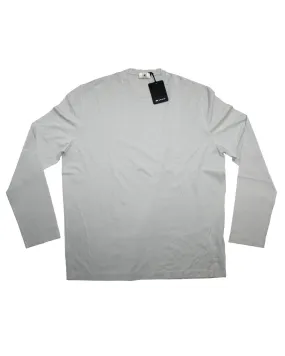 Kired Kiton Longsleeve T-Shirt Gray Crêpe Cotton EU 56/ XXL