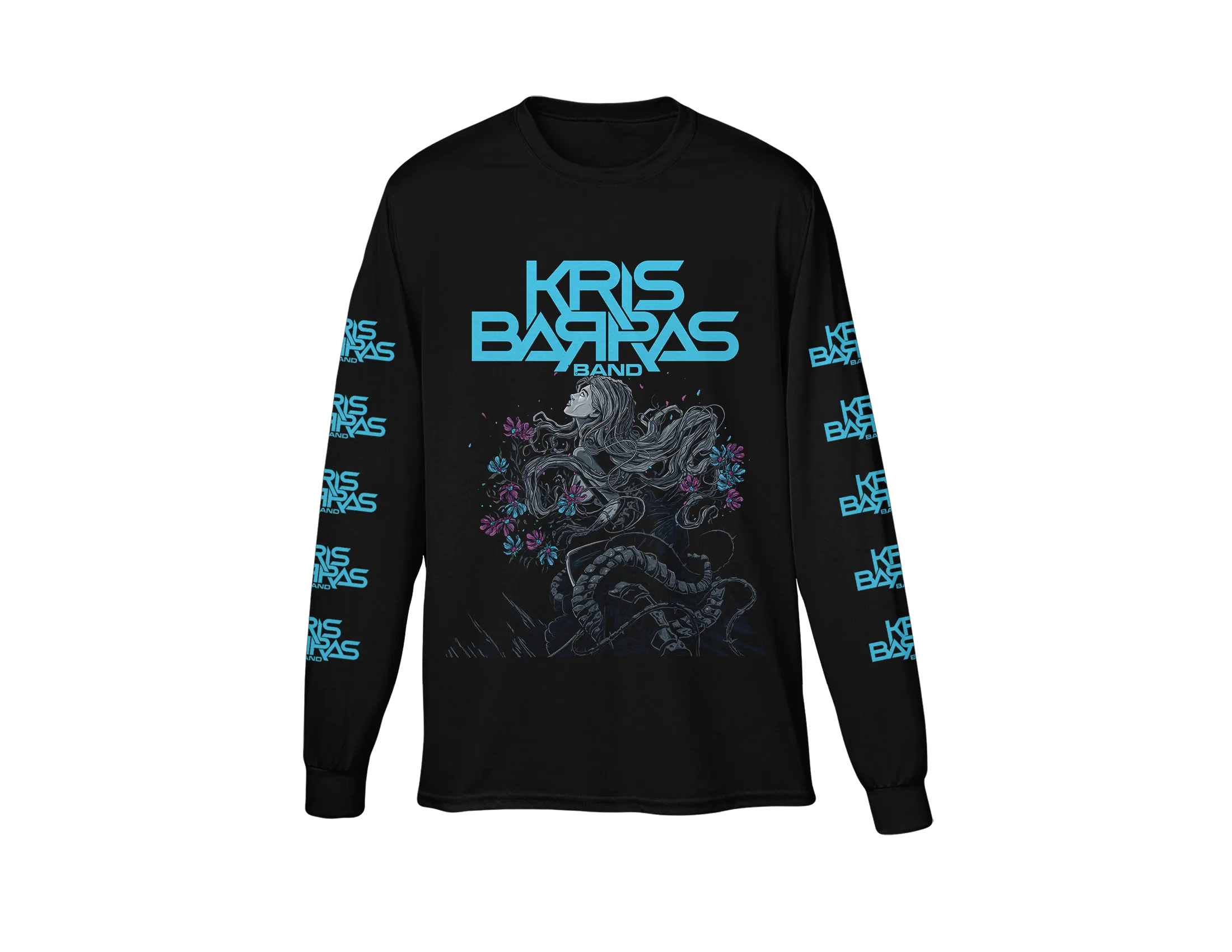Kris Barras Band "Halo Effect" Long Sleeve T shirt