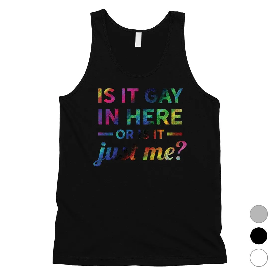 LGBT Gay In Here Rainbow Mens Tank Top