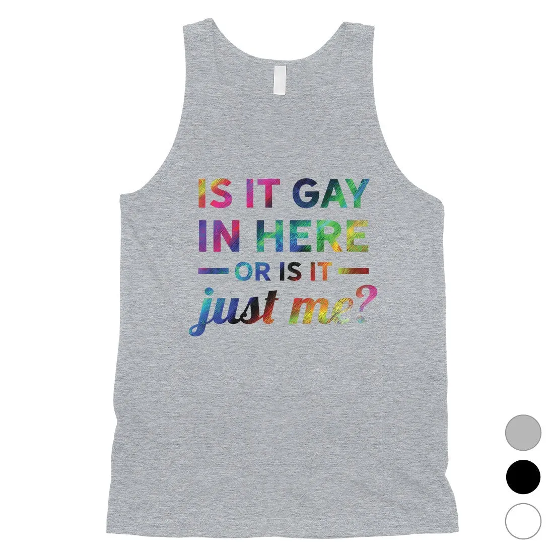 LGBT Gay In Here Rainbow Mens Tank Top