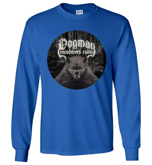 Men's Dogman Encounters Canis Hominis Collection (round) Long Sleeve T-Shirt