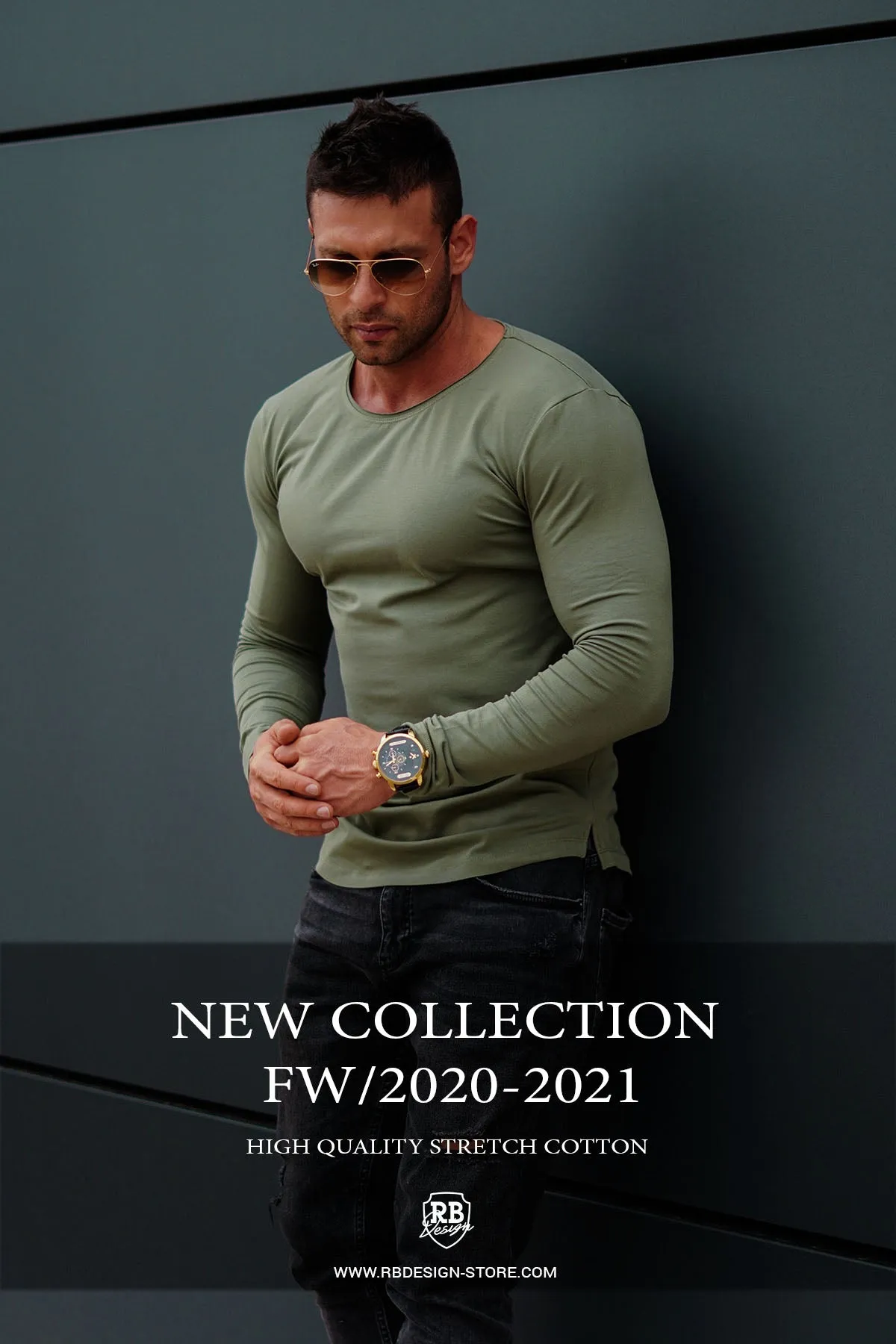 Mens Long Sleeve T-shirt"New York Advisory" MD891