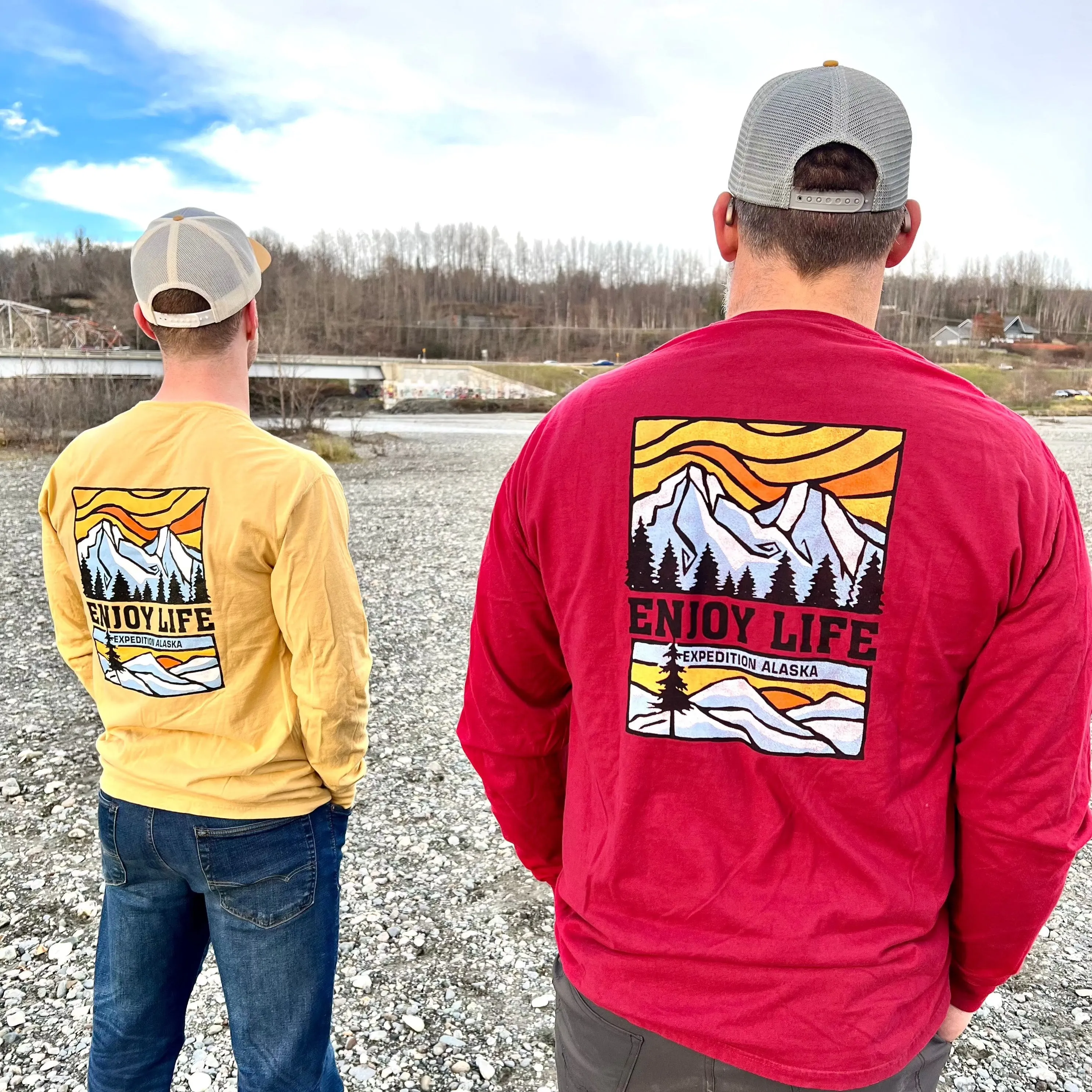 Men's Sweeping Sky Long Sleeve T-Shirt