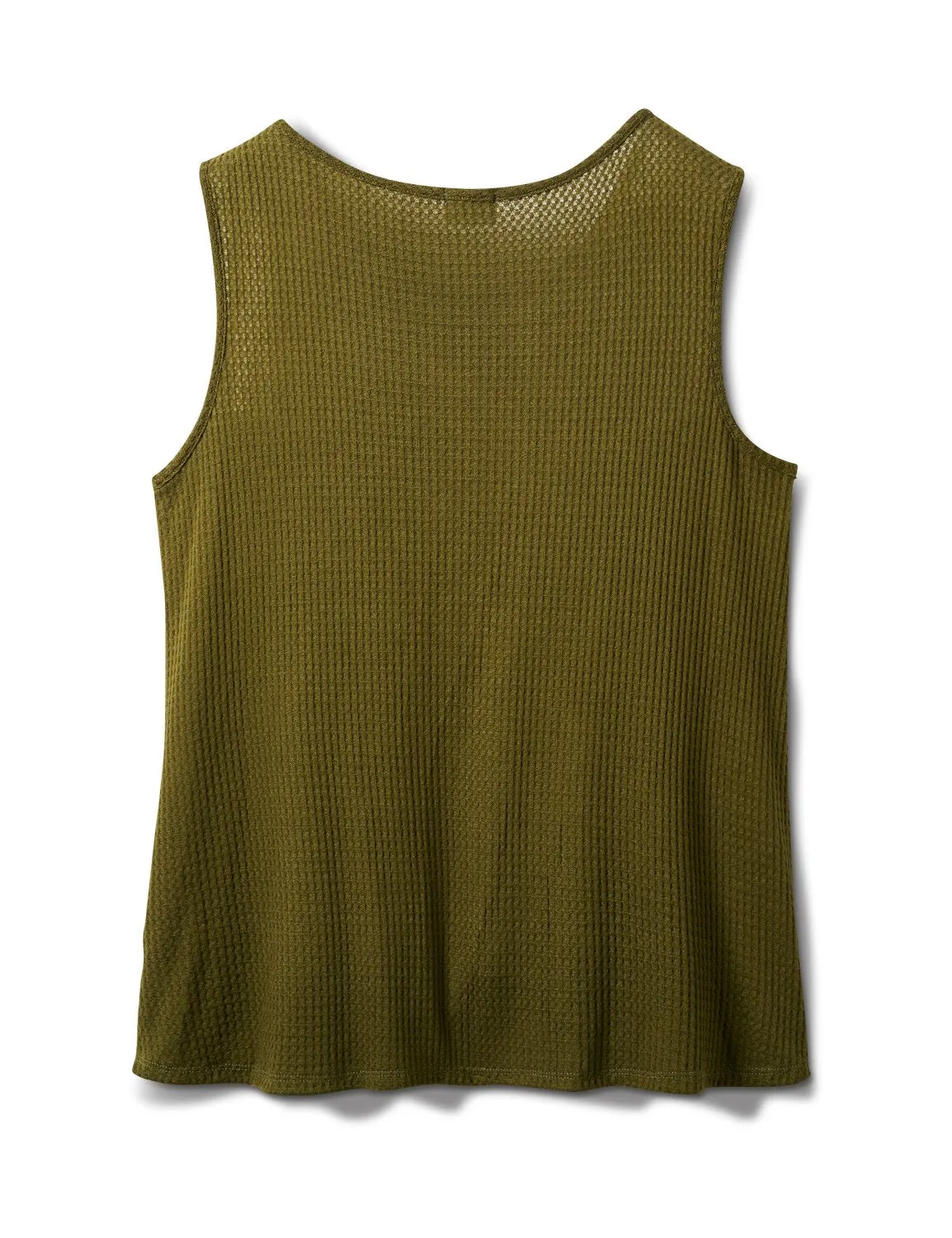 Mixed Camo Knot Front Knit Top