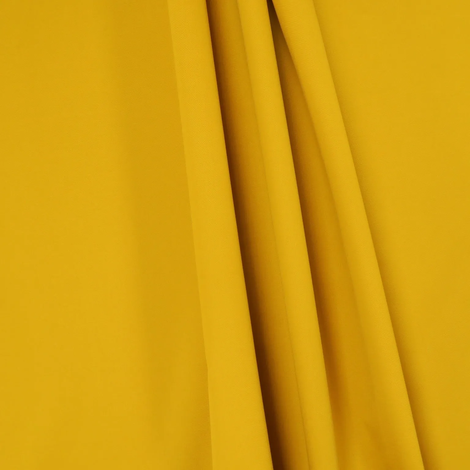 Mustard Solid Silk Mikado Fabric